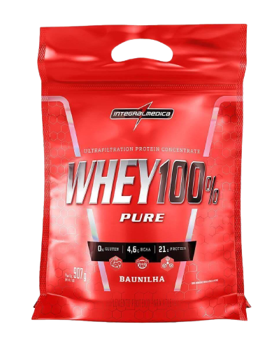 Whey 100% 907g Integral Sem fundo